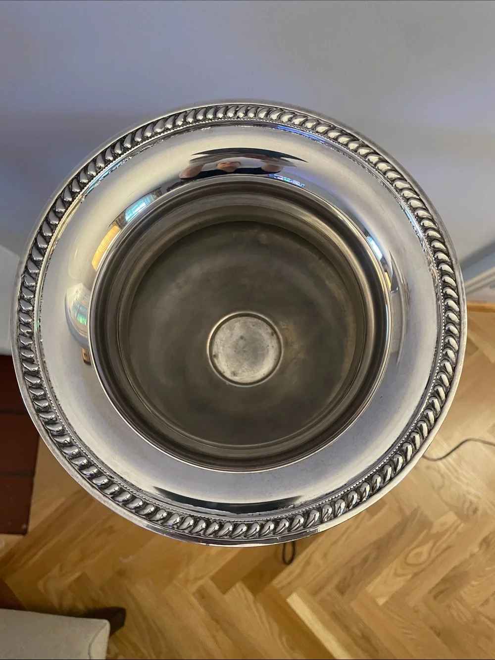 Vintage Silver Plated Double-Handled Trophy Ice Bucket